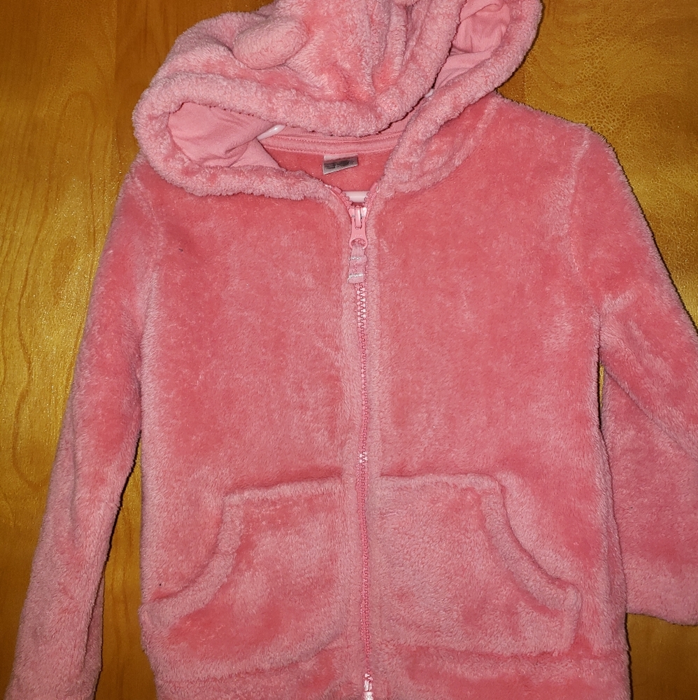Carter's full zip hooded fleece sweatshirt